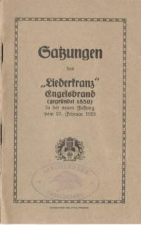 Satzung_1929_Deckblatt